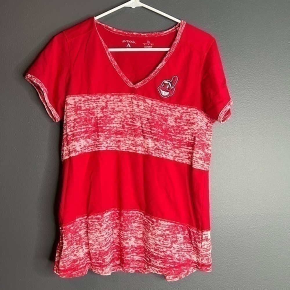 Antigua | cleveland indians V-neck